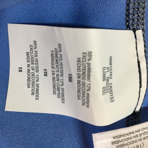 JUST My Size Women's Active Stretch Capri , Wingspan Odyssey color, Size 1 X-16W - Picture 3 of 9